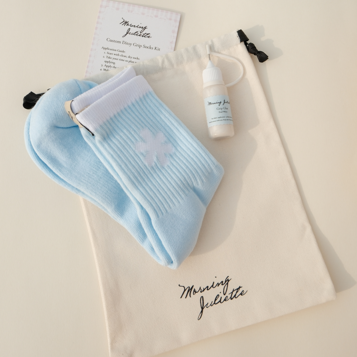 Custom Ditsy Grip Socks Kit