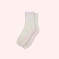 Ditsy Grip Socks in Vanilla Cream
